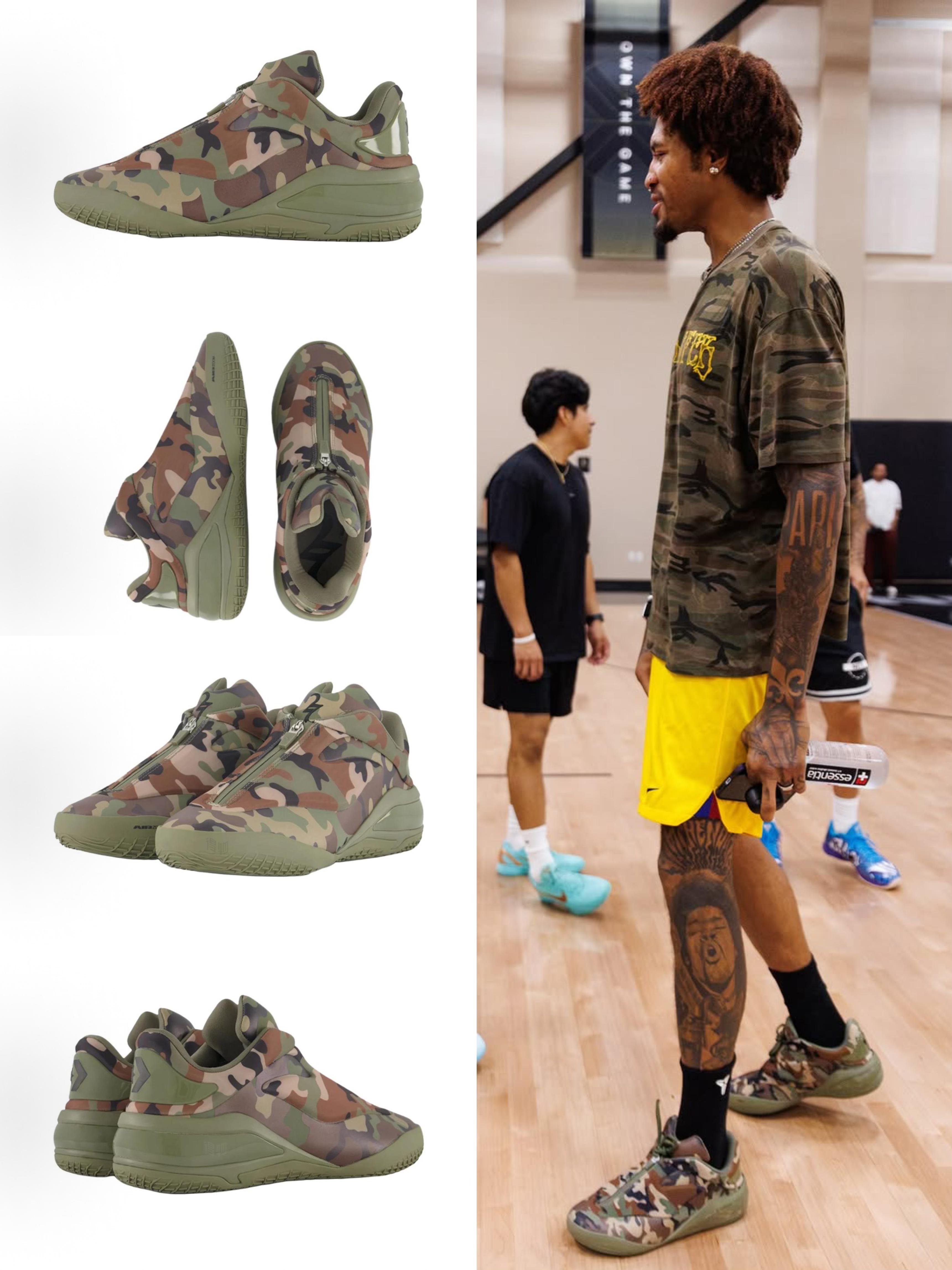 个性十足🔥乌布雷训练上脚Converse SHAI 001 Camo迷彩配色!